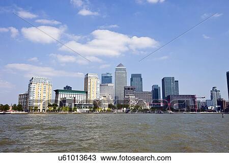 Skyline of Canary Wharf View Large Photo Image Stock Image - Skyline of Canary Wharf . Fotosearch
