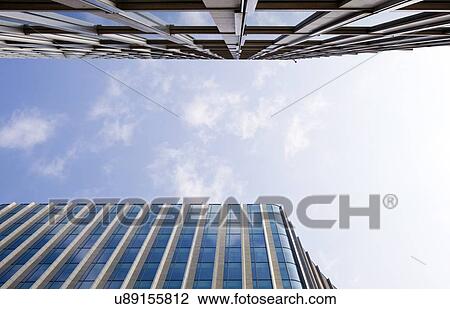 Skyscrapers from below View Large Photo Image Stock Image - Skyscrapers from below. Fotosearch
