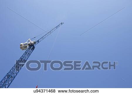 Stock Photo - View from below of Crane. Fotosearch