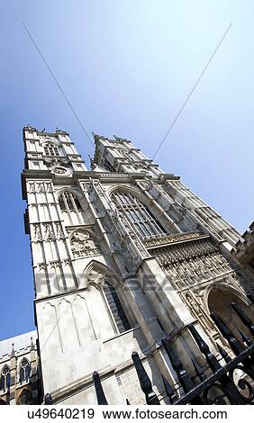 Stock Photo - Westminster Abbey and Blue Sky. Fotosearch