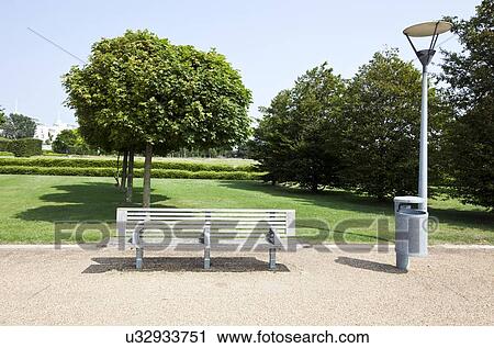 Wooden bench in London Park View Large Photo Image Stock Image - Wooden bench in London Park. Fotosearch