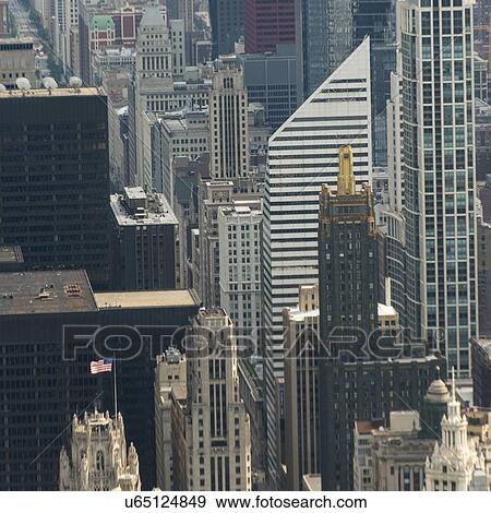 Aerial view of Carbide And Carbon Buildings, Chicago, Cook County, Illinois, USA View Large Photo Image Stock Photo - Aerial view of Carbide And Carbon Buildings, Chicago, Cook County, Illinois, USA. Fotosearch