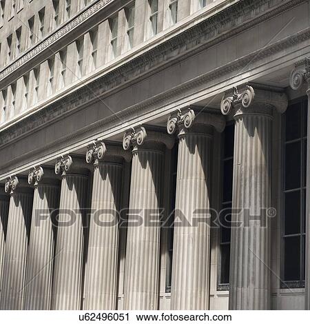 Stock Image - Architectural detail of a building, Chicago, Cook County, Illinois, USA. Fotosearch