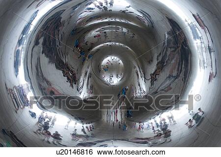 Cloud Gate, Millennium Park, Chicago, Cook County, Illinois, USA View Large Photo Image Stock Photograph - Cloud Gate, Millennium Park, Chicago, Cook County, Illinois, USA. Fotosearch