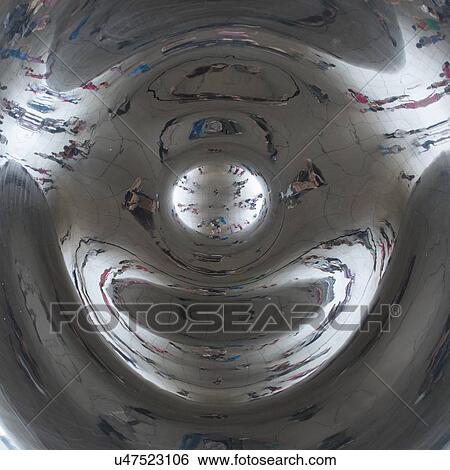 Cloud Gate, Millennium Park, Chicago, Cook County, Illinois, USA View Large Photo Image Stock Photograph - Cloud Gate, Millennium Park, Chicago, Cook County, Illinois, USA. Fotosearch