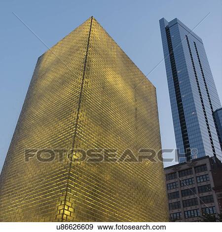 Crown Fountain, Millennium Park, E Monroe Street, Chicago, Cook County, Illinois, USA View Large Photo Image Stock Photo - Crown Fountain, Millennium Park, E Monroe Street, Chicago, Cook County, Illinois, USA. Fotosearch