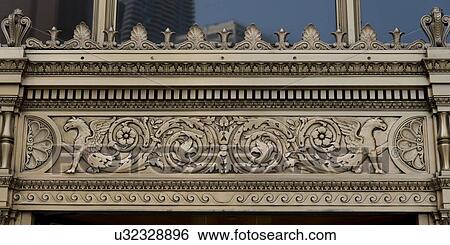 Details of carvings on a building, Chicago, Cook County, Illinois, USA View Large Photo Image Stock Photograph - Details of carvings on a building, Chicago, Cook County, Illinois, USA. Fotosearch