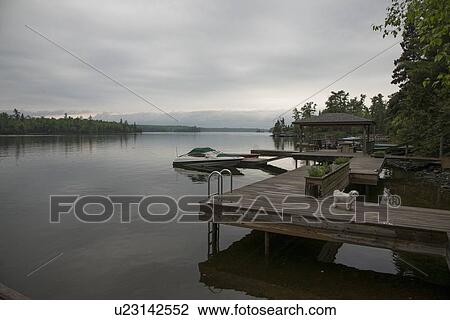 Dock at Lake of The Woods, Keewatin, Ontario, Canada View Large Photo Image Stock Image - Dock at Lake of The Woods, Keewatin, Ontario, Canada. Fotosearch