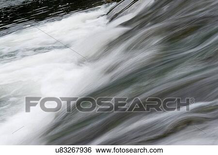 Stock Photograph - Flowing water of Yulong River, Yangshuo, Guilin, Guangxi Province, China. Fotosearch