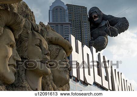 Stock Image - Hollywood Wax Museum, Marvel Cave Park, Branson, Taney County, Missouri, USA. Fotosearch