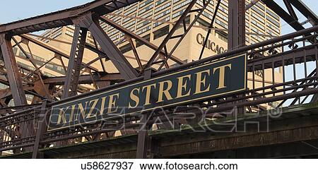 Kinzie Street Railroad Bridge with a news building in the background, Chicago-Sun Times, Chicago, Cook County, Illinois, USA View Large Photo Image Stock Photo - Kinzie Street Railroad Bridge with a news building in the background, Chicago-Sun Times, Chicago, Cook County, Illinois, USA. Fotosearch
