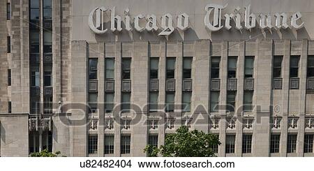 Low angle view Chicago Tribune news building, Tribune Tower, Chicago, Cook County, Illinois, USA View Large Photo Image Picture - Low angle view Chicago Tribune news building, Tribune Tower, Chicago, Cook County, Illinois, USA. Fotosearch