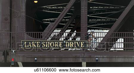 Low angle view of a Bascule Bridge, Lake Shore Drive, Lake Michigan, Chicago, Cook County, Illinois, USA View Large Photo Image Stock Image - Low angle view of a Bascule Bridge, Lake Shore Drive, Lake Michigan, Chicago, Cook County, Illinois, USA. Fotosearch