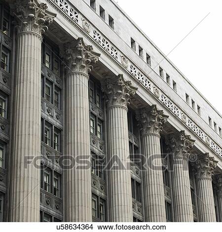 Picture - Low angle view of a building, Chicago, Cook County, Illinois, USA. Fotosearch