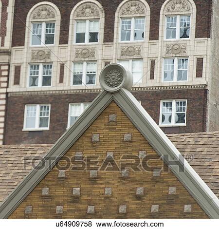 Stock Photo - Low angle view of a building, Chicago, Cook County, Illinois, USA. Fotosearch