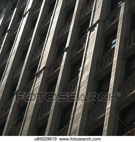 Low angle view of a building, Chicago, Cook County, Illinois, USA View Large Photo Image Stock Photo - Low angle view of a building, Chicago, Cook County, Illinois, USA. Fotosearch