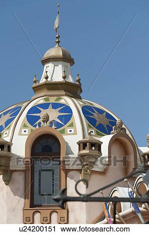 Stock Image - Low angle view of a building, Universal Studios, Orlando, Florida, USA. Fotosearch