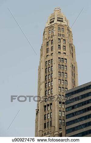 Stock Photograph - Low angle view of a building, Wabash Avenue, Chicago, Cook County, Illinois, USA. Fotosearch