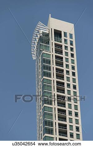 Picture - Low angle view of a tower, Chicago, Cook County, Illinois, USA. Fotosearch