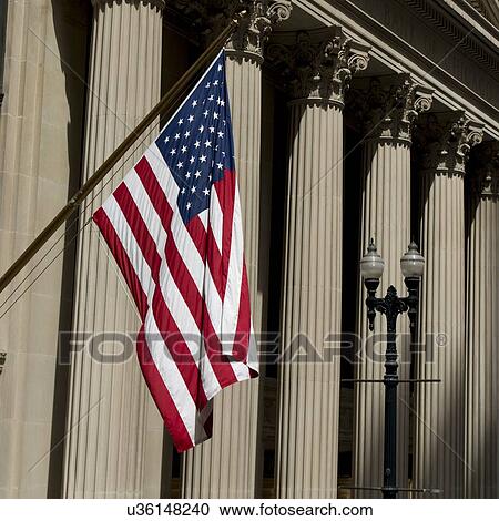 Low angle view of American flag, Chicago, Cook County, Illinois, USA View Large Photo Image Stock Image - Low angle view of American flag, Chicago, Cook County, Illinois, USA. Fotosearch
