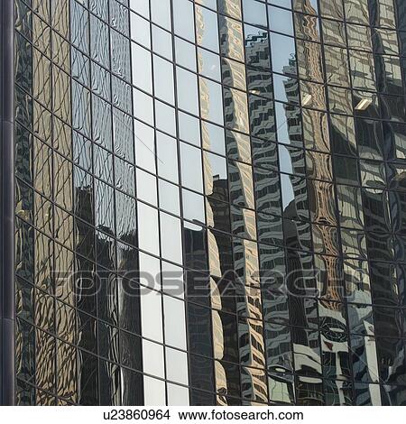 Picture - Low angle view of an office building, Van Buren Street, Chicago, Cook County, Illinois, USA. Fotosearch