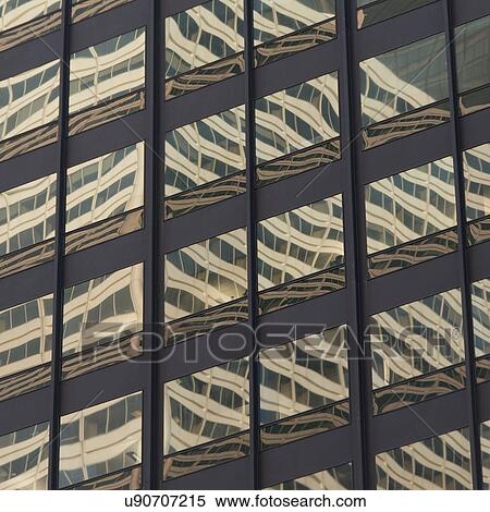 Stock Photography - Low angle view of an office building, Wacker Drive, Chicago, Cook County, Illinois, USA. Fotosearch