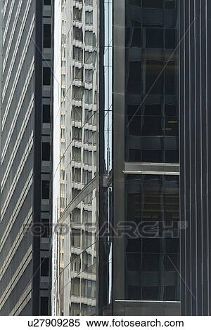 Low angle view of buildings in a city, Chicago, Cook County, Illinois, USA View Large Photo Image Stock Photography - Low angle view of buildings in a city, Chicago, Cook County, Illinois, USA. Fotosearch