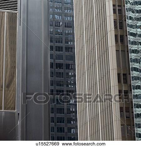 Low angle view of buildings, Van Buren Street, Chicago, Cook County, Illinois, USA View Large Photo Image Stock Photo - Low angle view of buildings, Van Buren Street, Chicago, Cook County, Illinois, USA. Fotosearch