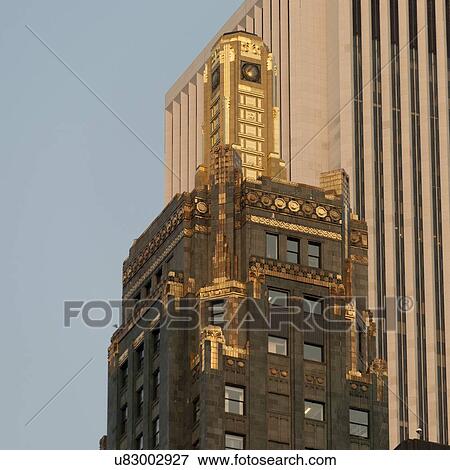 Stock Photo - Low angle view of Carbide and Carbon Building, Chicago, Cook County, Illinois, USA. Fotosearch