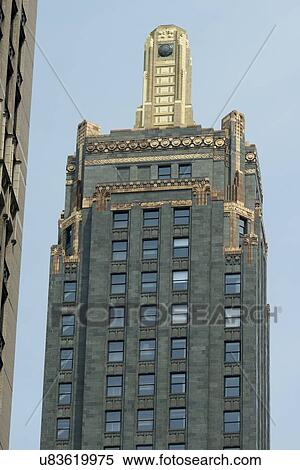 Stock Photography - Low angle view of Carbide And Carbon Building, Chicago, Cook County, Illinois, USA. Fotosearch