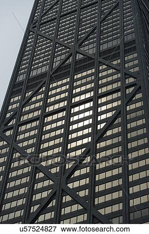Low angle view of John Hancock Tower, North Michigan Avenue, Chicago, Cook County, Illinois, USA View Large Photo Image Stock Photo - Low angle view of John Hancock Tower, North Michigan Avenue, Chicago, Cook County, Illinois, USA. Fotosearch