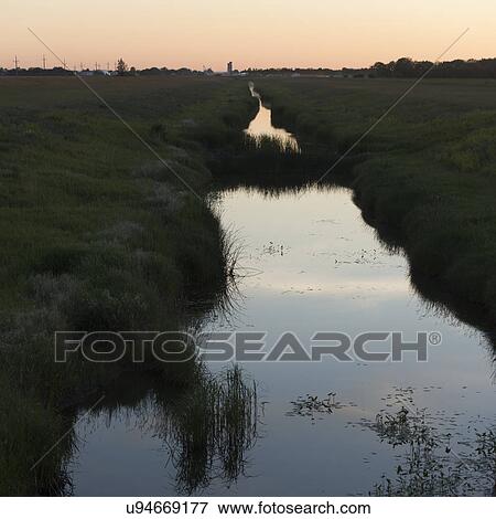 Stock Photo - Marshland, Manitoba, Canada. Fotosearch