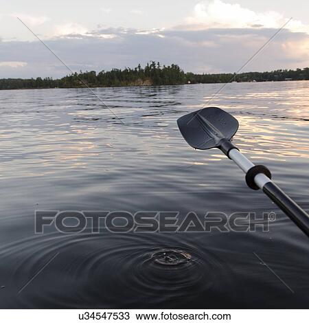 Oar with view of Lake of The Woods, Ontario, Canada View Large Photo Image Stock Image - Oar with view of Lake of The Woods, Ontario, Canada. Fotosearch
