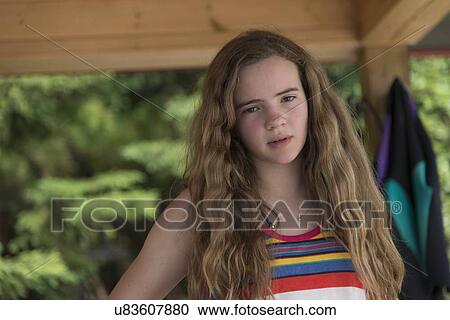 Portrait of a girl, Lake of The Woods, Ontario, Canada View Large Photo Image Stock Image - Portrait of a girl, Lake of The Woods, Ontario, Canada. Fotosearch