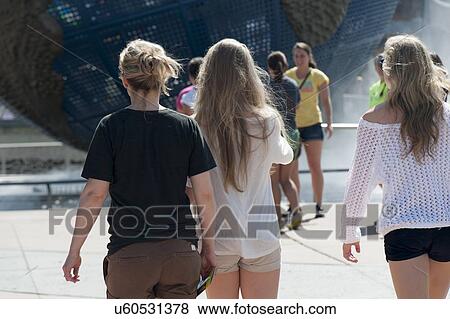 Tourists at an Amusement Park, Universal Studios, Orlando, Florida, USA View Large Photo Image Stock Photo - Tourists at an Amusement Park, Universal Studios, Orlando, Florida, USA. Fotosearch