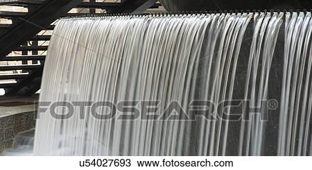 Water falling from a fountain, Chicago, Cook County, Illinois, USA View Large Photo Image Stock Image - Water falling from a fountain, Chicago, Cook County, Illinois, USA. Fotosearch