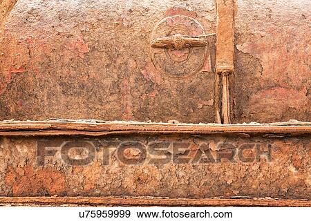 Abandoned rusty oil rig on Skeleton Coast, detail of door texture, Namibia, South West Africa View Large Photo Image Stock Photo - Abandoned rusty oil rig on Skeleton Coast, detail of door texture, Namibia, South West Africa. Fotosearch