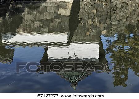 East Gate guard house and wall built in traditional 19th century Shogun Japanese style, reflected in moat, detail, Imperial Palace, Tokyo, Japan View Large Photo Image Stock Photo - East Gate guard house and wall built in traditional 19th century Shogun Japanese style, reflected in moat, detail, Imperial Palace, Tokyo, Japan. Fotosearch