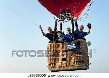 hot air balloon basket