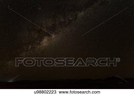 Stock Image - View of the Milky Way, Namib desert, Namibia, South West Africa. Fotosearch