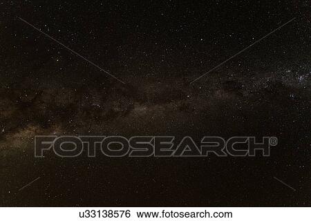 Stock Photograph - View of the Milky Way, Namib desert, Namibia, South West Africa. Fotosearch