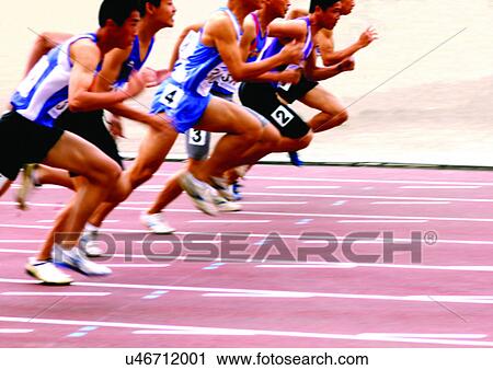 Stock Image - adults, athletes, active. Fotosearch