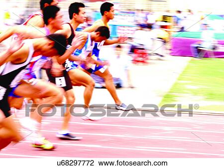 Stock Image - adults, athletes, active. Fotosearch
