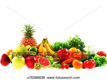 Stock Photograph - apple, banana, assorted, apples, abundance. Fotosearch