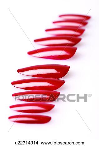Picture - artificial, beautification, artificial nails, accessories. Fotosearch