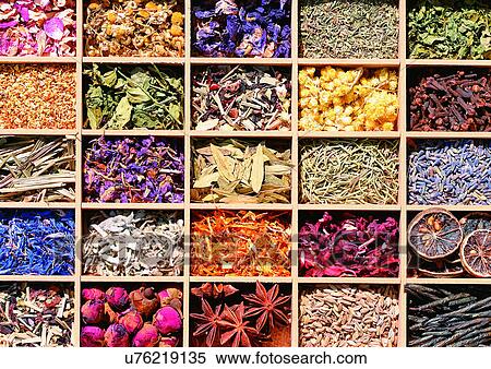 Assorted, Directly Above, Day, Compartments, Aromatic View Large Photo Image Stock Photography - Assorted, Directly Above, Day, Compartments, Aromatic. Fotosearch