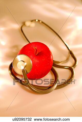 Stock Image - audible, bright, apple. Fotosearch