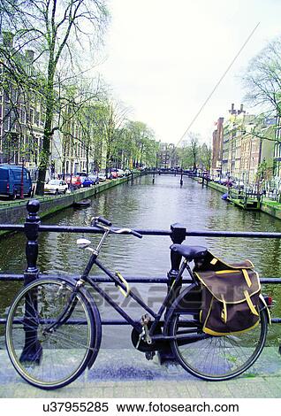 Bag, Bicycle, Bridge, Building Exterior, Car View Large Photo Image Stock Photography - Bag, Bicycle, Bridge, Building Exterior, Car. Fotosearch