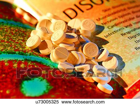 Stock Photography - beige, close-up, capsules, antidote. Fotosearch