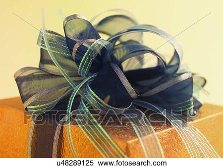 Birthday, Bow, Celebration, Christmas, Close-Up View Large Photo Image Stock Photography - Birthday, Bow, Celebration, Christmas, Close-Up. Fotosearch